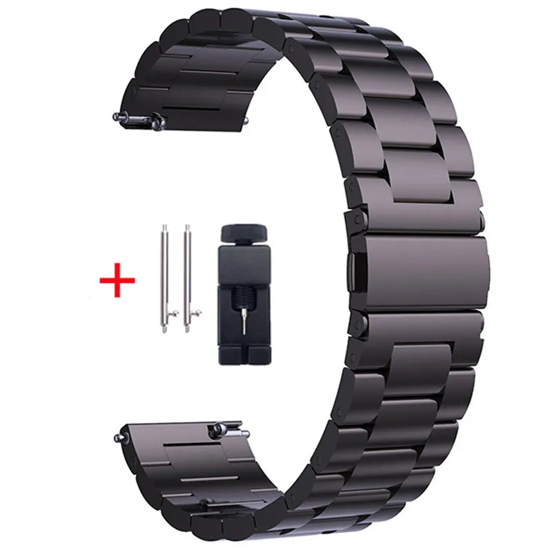 Balerz Metal Strap for Samsung Galaxy Watch 3/Gear Stainless Steel Wristband
