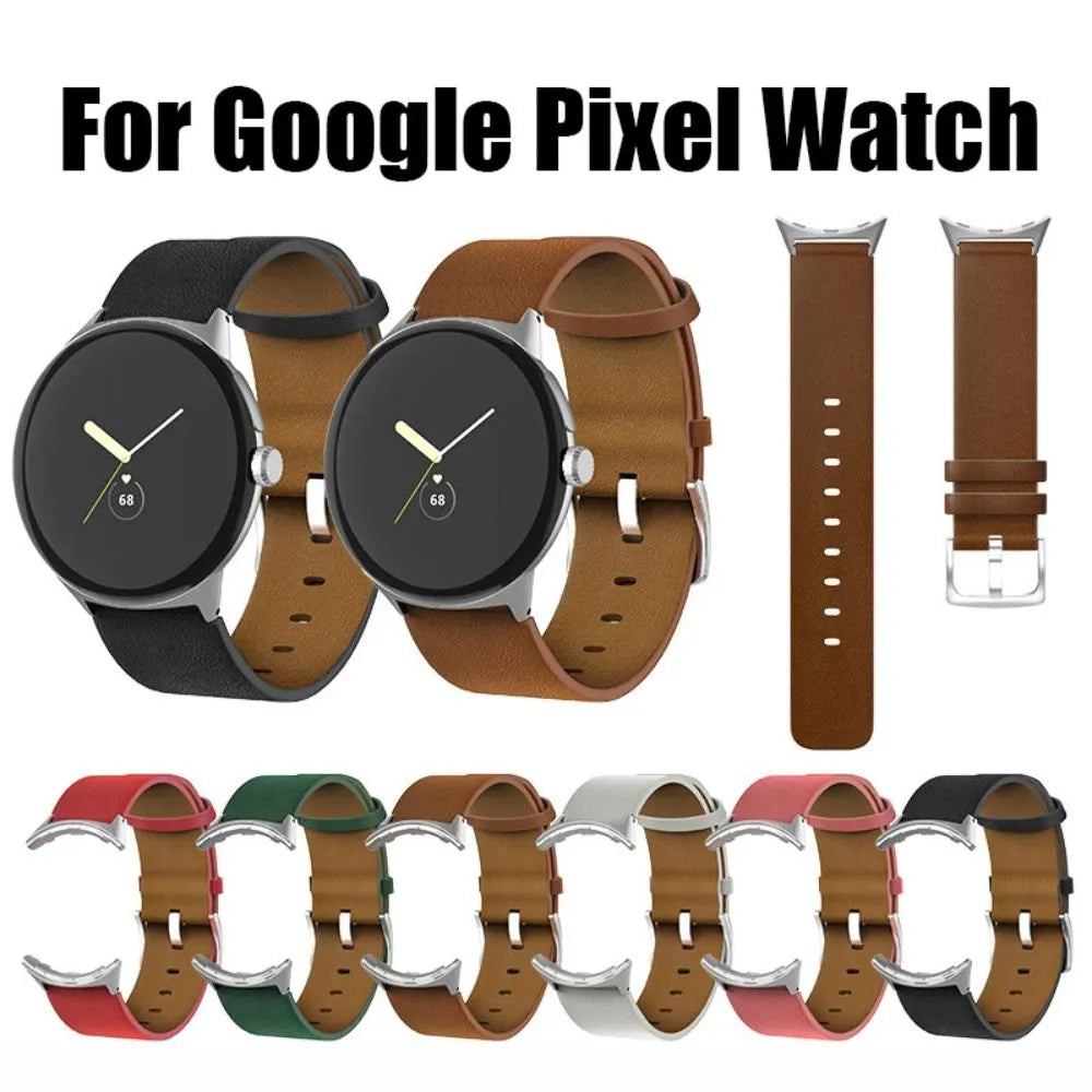 Balerz Google Pixel Watch Leather Strap Bracelet  Watch band Loop