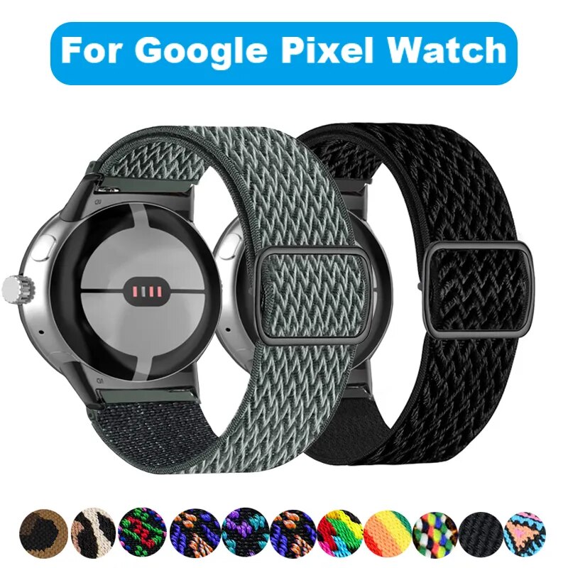 Balerz Scrunchie Bands For Google Pixel watch Loop Bracelet Correa
