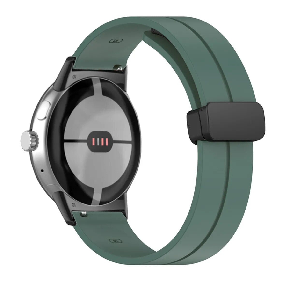 Balerz Google Pixel Watch Magnetic Silicone Strap Sport Watchband
