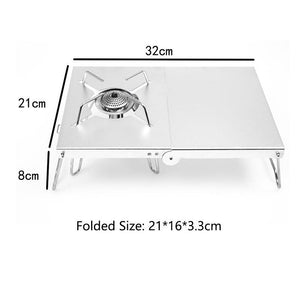 Balerz Camping Foldable Table Mini Camping Table for ST-310/ST330/CB-JCB /TRB250 Gas Burners