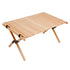 Balerz Foldable Camping Luxury Picnic Roll Beech Wooden Tables