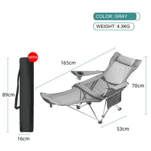 Balerz Lightweight Headrest Reclining Portable & Folding Camp Chair