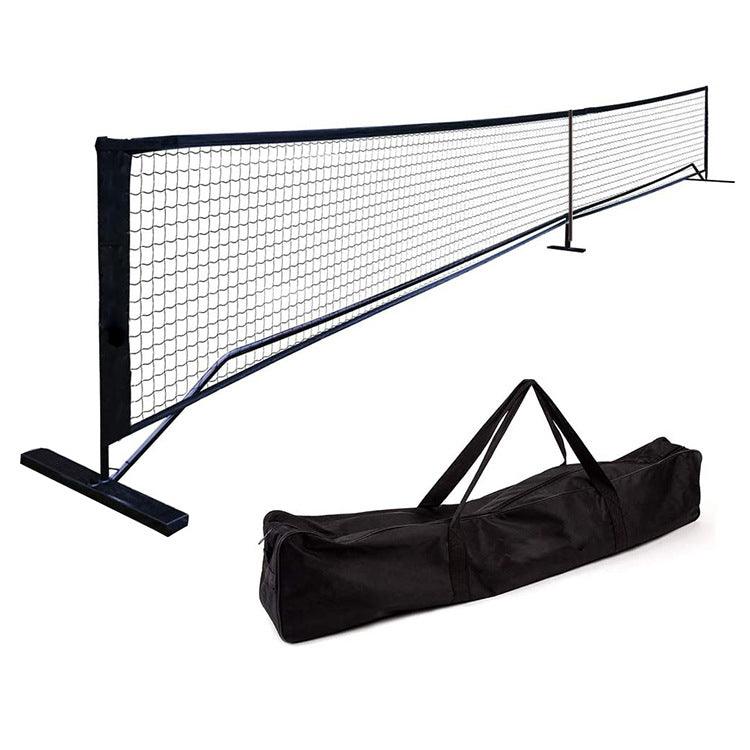 Balerz Portable Sports 22FT Portable Pickleball Tennis Net Training Carry Bag Steel Poles Adult