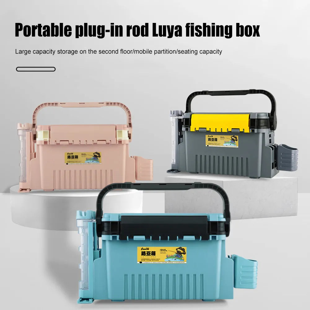 Fishing Tackle Box, Large Capacity,  Anti Slip Grip