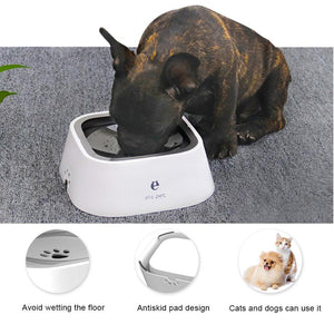 Balerz Balerz 1.5l Splash-proof Floating Pet Bowl Easy-cleaning Dog Drinking Feeder