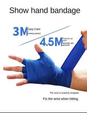 Balerz 1 Sets MMA Muay Thai Boxing Hand Wrap Elastic Cotton Bandage Gloves Wrist Protector