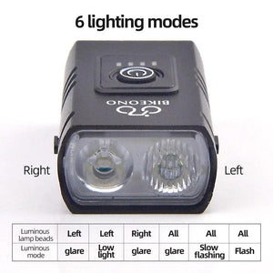 Balerz 1000LM T6 LED USB Rechargeable Bike Light Headlight Mountain Bicycle Cycling Flashlight