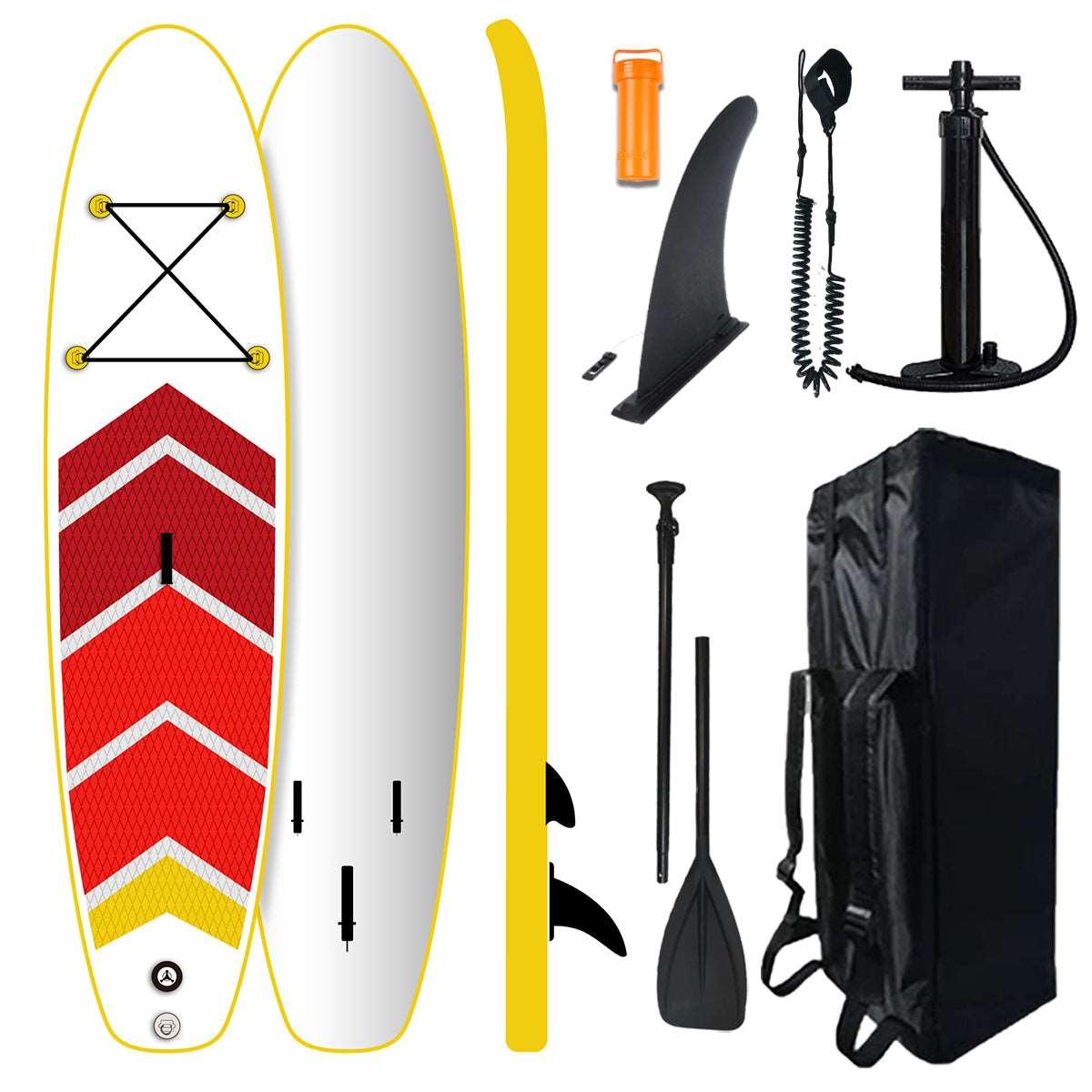 Balerz 12'6" STX Sup Race Paddle Board Package Wind Surf Stand Up Inflatable For Ocean Lake