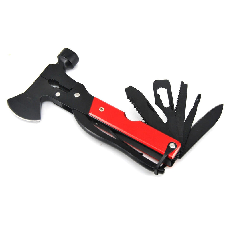 Balerz 16-in-1 Survival Gear for Outdoor Hunting Hiking Emergency Escape Tool with Axe Hammer Pliers Camping Multitool