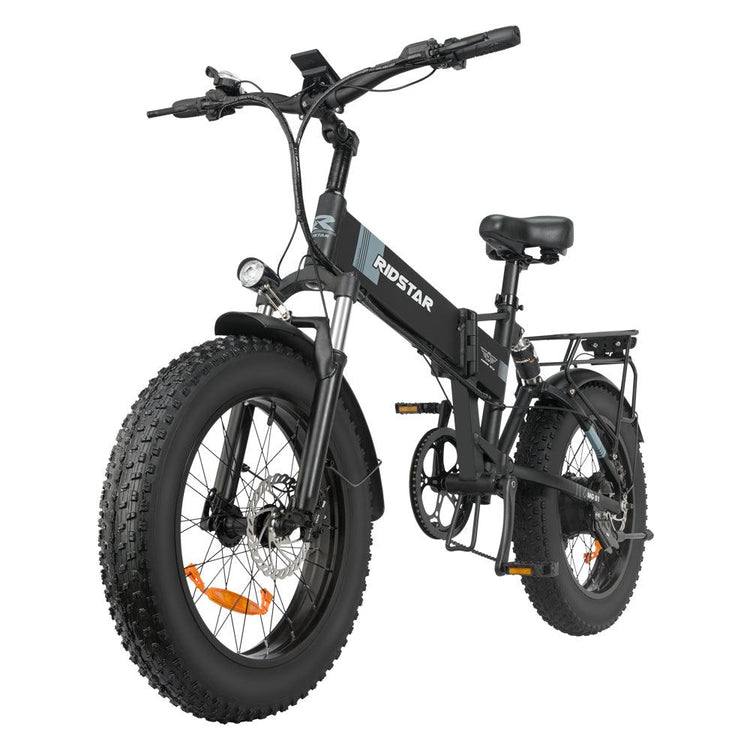 Balerz 20 Inch Wide Folding Mountain Electric Bicycle With Fat Tire