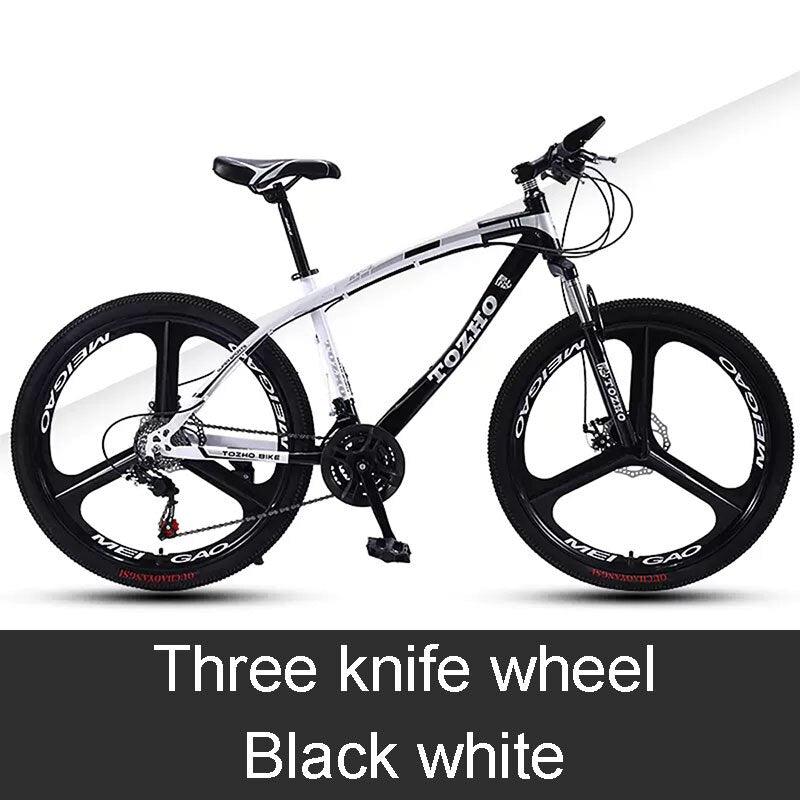 Balerz 24 Inch Mountain Bike Bicycle Adult Off Road Racing Cycling Shock Absorption Variable Speed Youth Bicycle