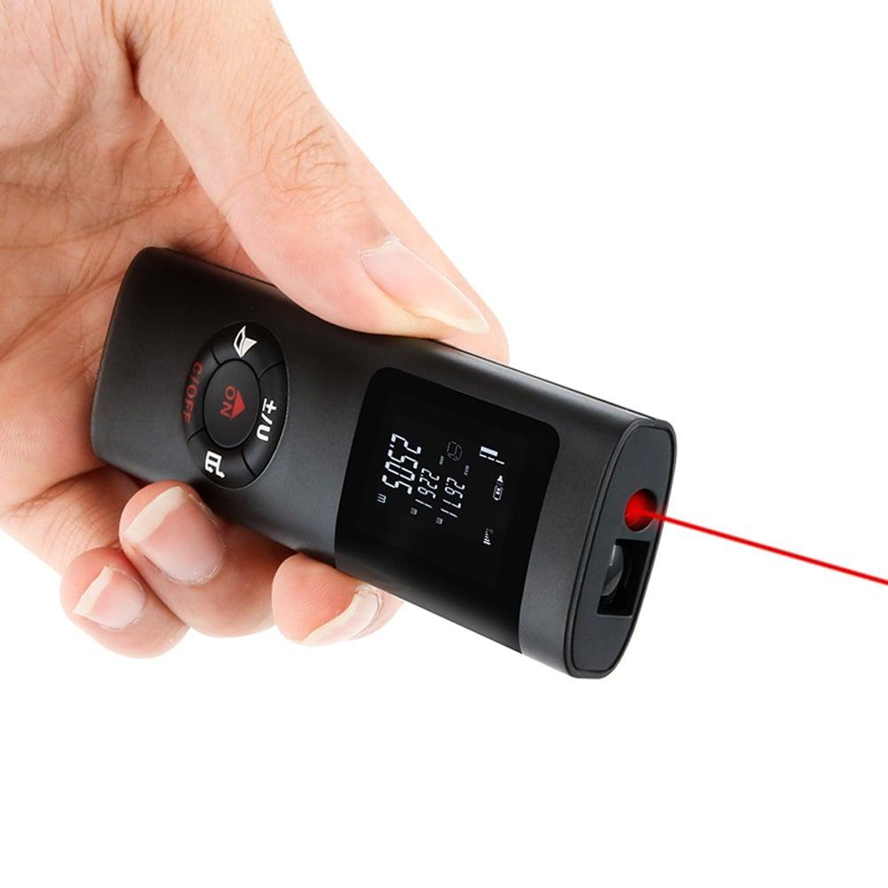 Balerz 40m Digital Level Laser Rangefinder Laser Distance Meter Mini USB Handheld Infrared Range Finder Accurate Portable Measuring Tape