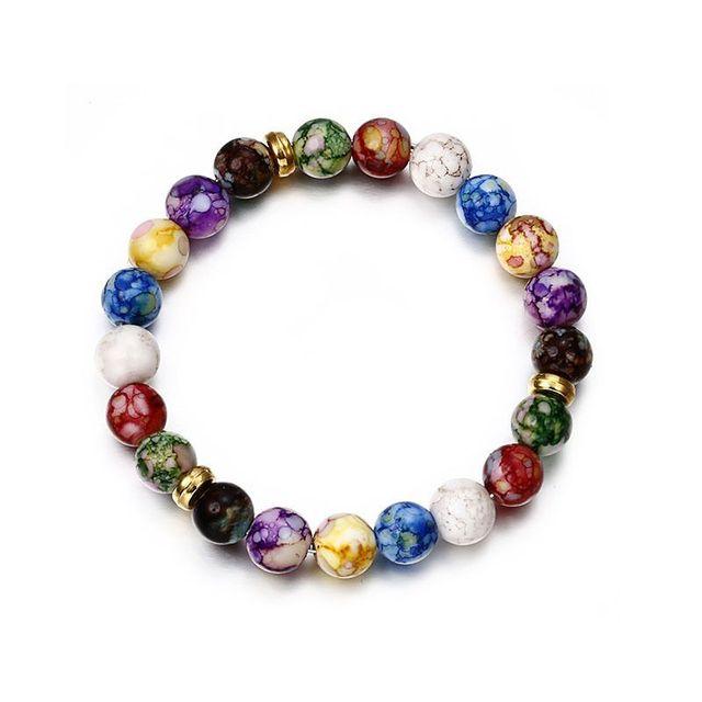 Balerz 7 Chakra Healing Beaded bracelets Chakra Healing Bracelet with Real Stones Anxiety Meditation Yoga Gemstone Jewelry
