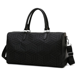 Balerz Large Capacity Men and Women Travel Bag Geometric Pattern Duffle Bag