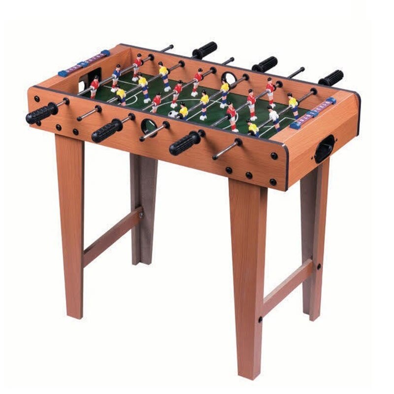 Balerz Football Table Soccer Game Deluxe Standing with Legs 69x62x37cm Wooden Frame 6 Rows Foosball Family Fun Party Gift Gaming Table