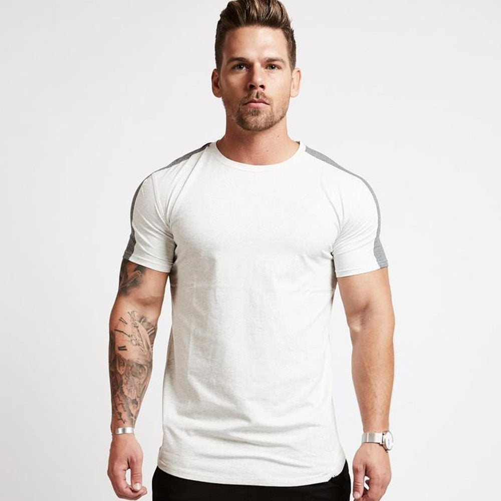 Balerz Men Gym Training Fitness T-Shirt Sport Top Bodybuilding Workout Shirt