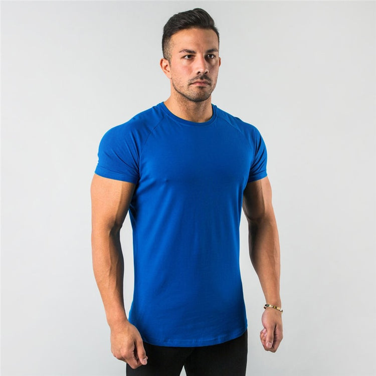 Balerz Slim Fit Gym Top Short Sleeve Bodybuilding T-shirt