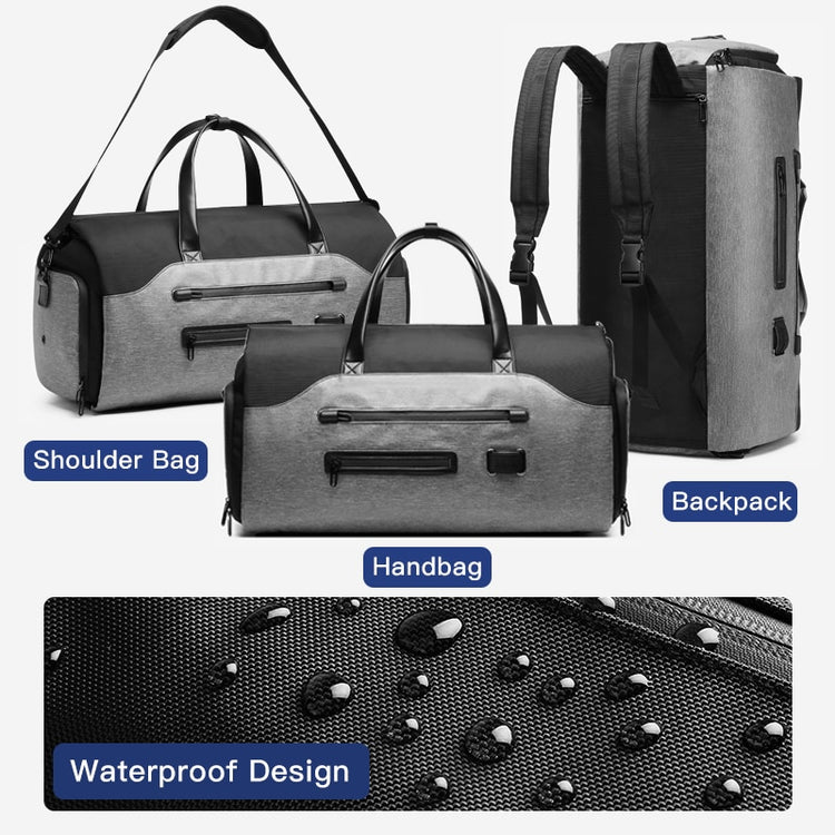 Balerz OZUKO Multi-function Men Suit Storage Travel Bag Luggage Waterproof Duffel Bag