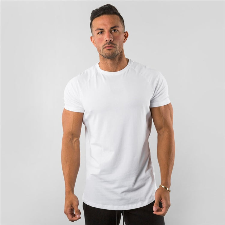 Balerz Slim Fit Gym Top Short Sleeve Bodybuilding T-shirt