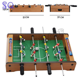 Balerz Football Table Soccer Game Deluxe Standing with Legs 69x62x37cm Wooden Frame 6 Rows Foosball Family Fun Party Gift Gaming Table