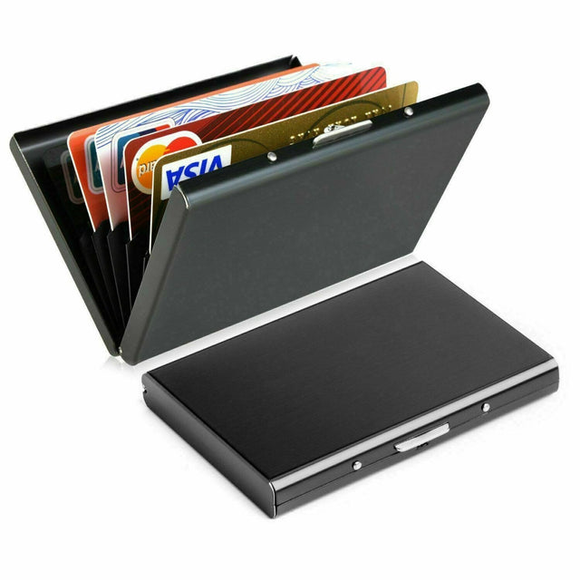 Balerz Metal RFID Blocking Slim Credit Card Holder Wallet