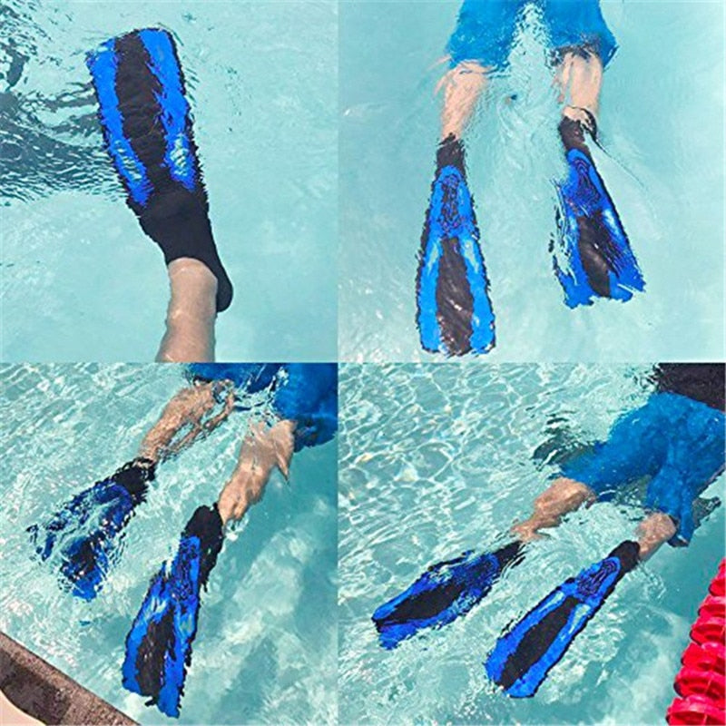 Balerz Brand Fn-600 Snorkeling Diving Swimming Fins Adult Flexible Comfort Swimming Fins Submersible Long Foot Flippers Water Sports