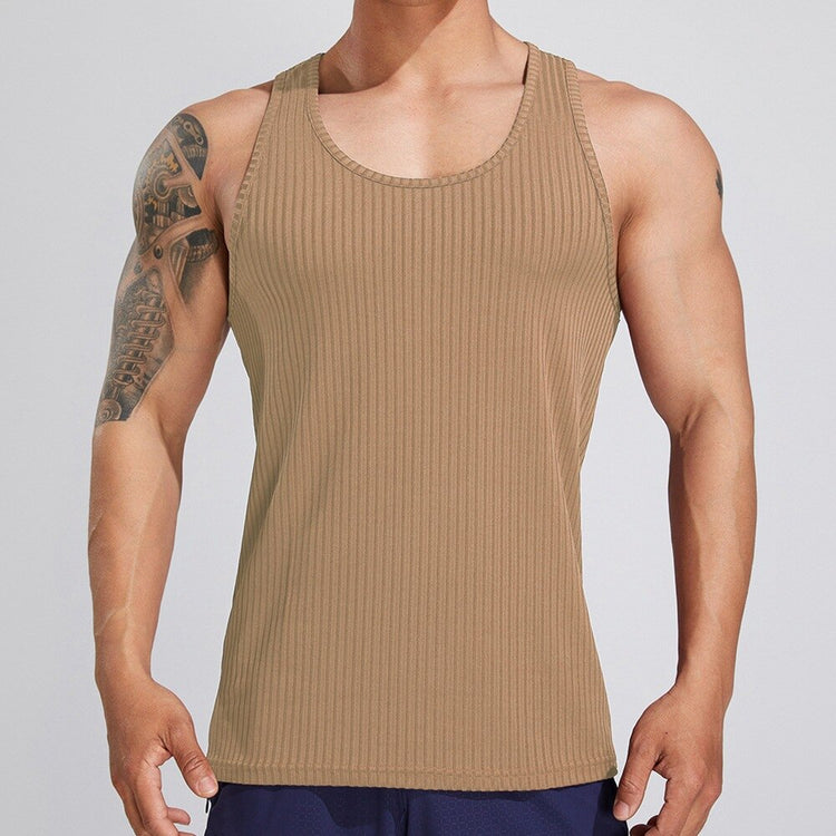 Balerz Gym Exercise Sports Singlet Fitness Sleeveless Undershirt for Men