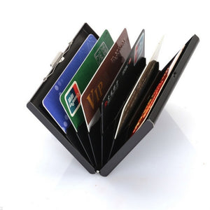 Balerz Metal RFID Blocking Slim Credit Card Holder Wallet