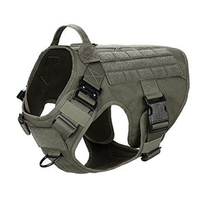 Balerz Training Tactical Dog Harness Vest with Dog Leash