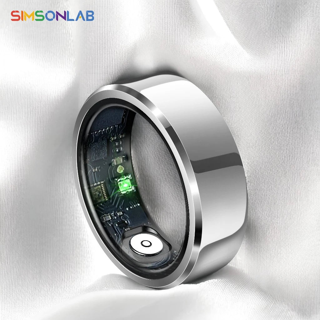 Smart Ring Fitness Tracker R6 IP68 Waterproof Health Check Heart Rate Blood Oxygen Motion Tracking