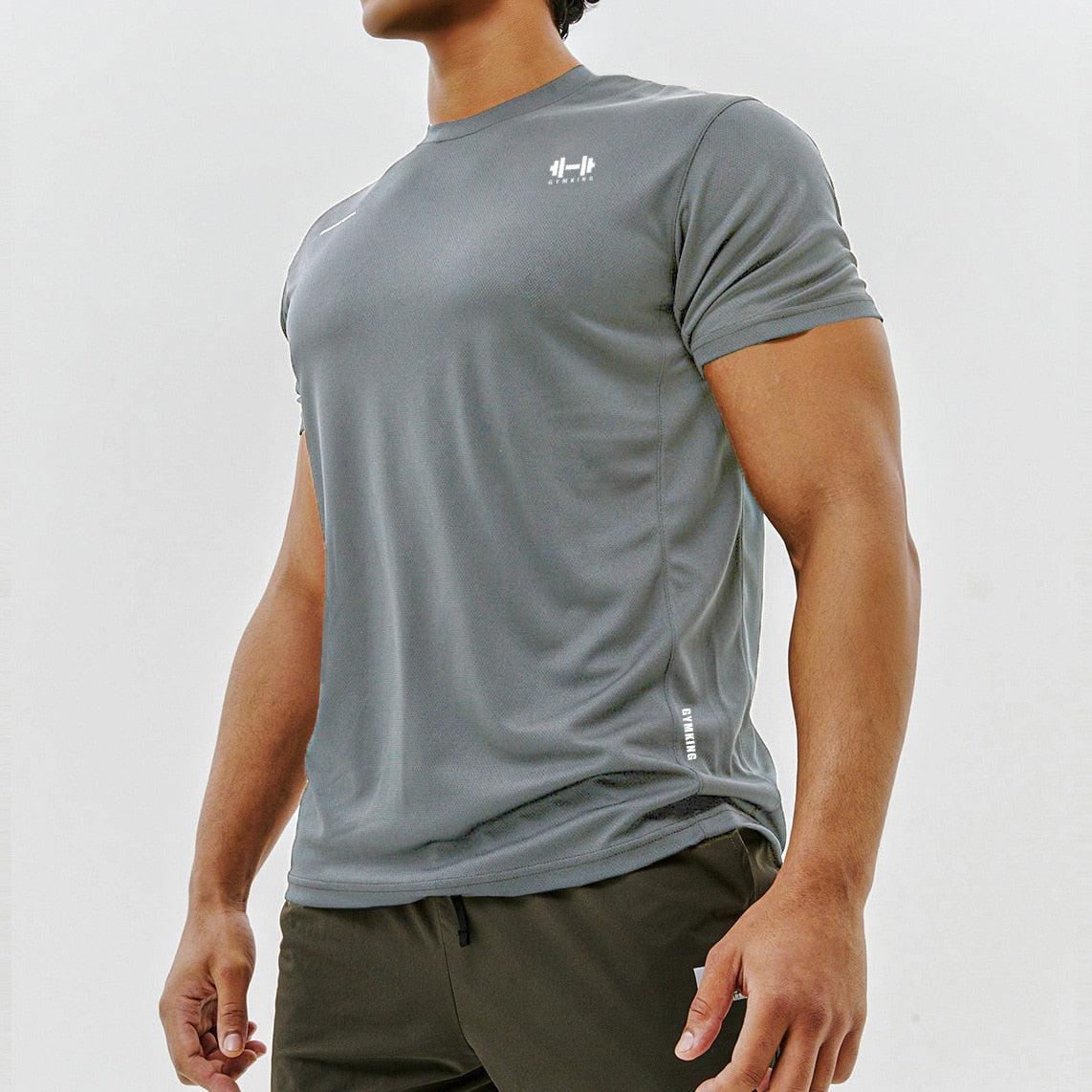 Balerz Gym Fitness T-Shirts Men Running Workout Short Sleeve Tees