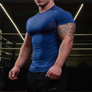 Balerz Running Fitness Shirt Gym Workout Tights Short Sleeve Summer Sports T-shirt