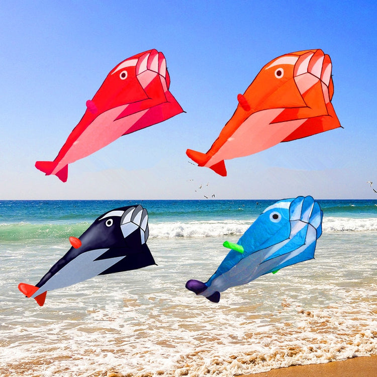Balerz free shipping large soft kite dolphin kite nylon kite line animated kites flying inflatable kite reel outdoor fun toys Parafoil