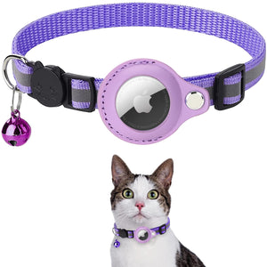 Balerz Reflective Cat Collar Belt with Apple Air Tag