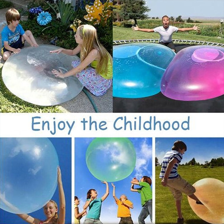 Balerz Fun Summer Transparent Inflatable Ball Balloon Kids Children Outdoor Toys Soft Air Water Filled Bubble Ball Party Game Gift