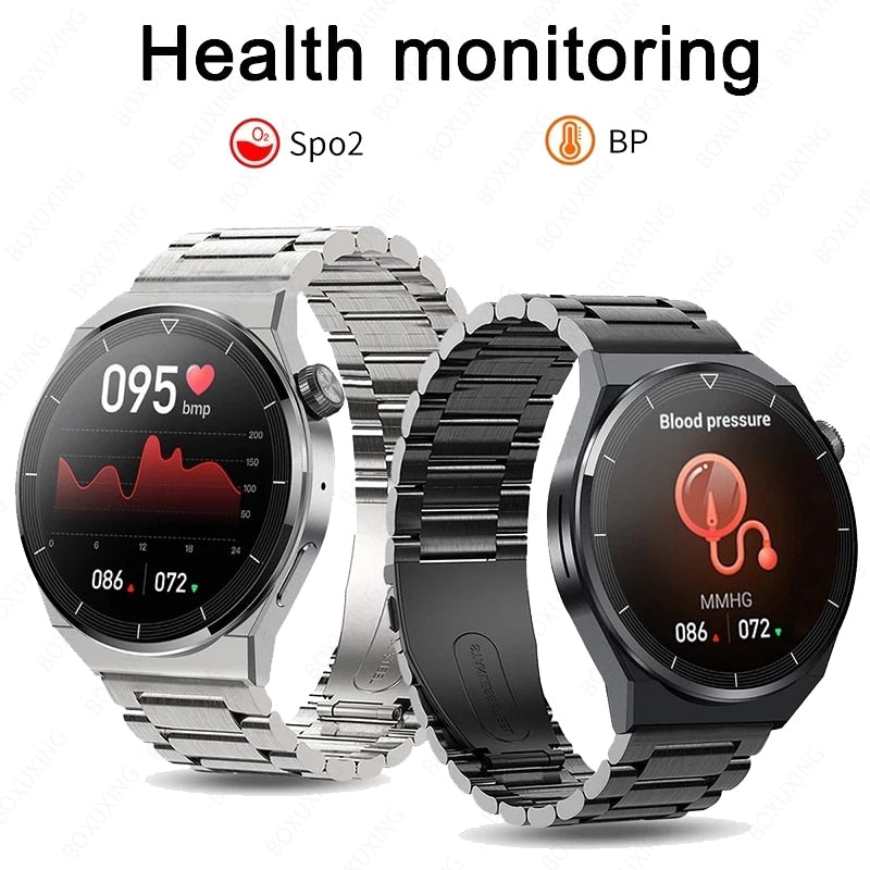 Balerz For Huawei Xiaomi NFC Smart Watch Men GT3 Pro AMOLED 390*390 HD Screen Heart Rate Bluetooth Call IP68 Waterproof SmartWatch 2023