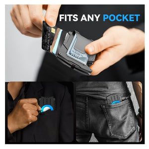 Balerz AirTag Men's Wallet Minimalist Metal with Air Tag Bracket  RFID