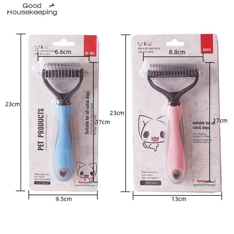 Balerz Hair Removal Comb Cat Fur Knot Cutter Dog Grooming Shedding Tools Brush Pet