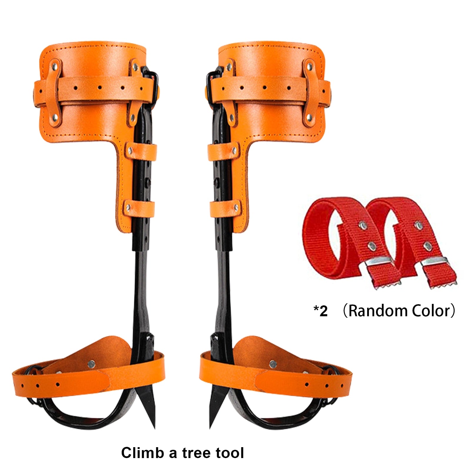 Balerz Adjusted Tree Climbing Spikes Stand-up Tree Climbing Spurs Integrated Tree Climbing Tool For Climbers Logging Hunting