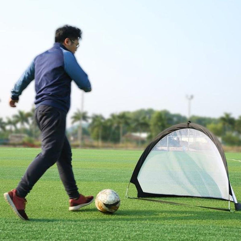 Balerz Football Potable Folding Goal Post Soccer Training Goal Net