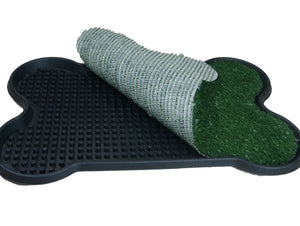 Balerz Pet Potty Training Pee Pad Grass Mat with Tray for Cat Dog