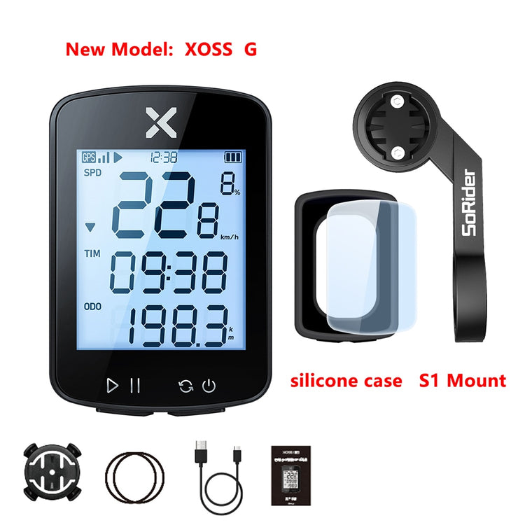 Balerz XOSS Wireless GPS Speedometer MTB ANT Cadence Smart Bicycle Computer