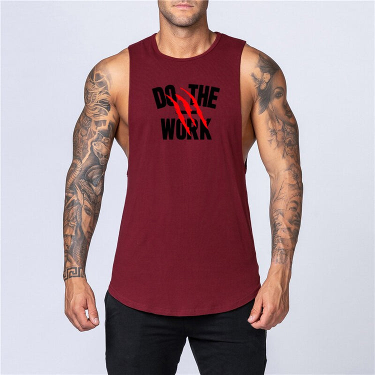 Balerz Men Singlet Workout Gym Tank Top Sleeveless Sportswear Shirt