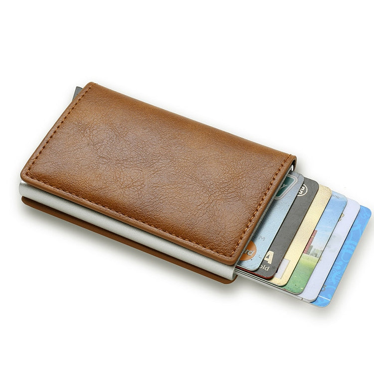 Balerz RFID Blocking Auto Credit Card Holder Leather Wallet