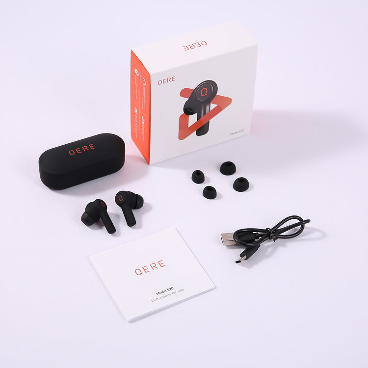 Balerz QERE E20 TWS Bluetooth 5.3 Earphones HD microphone HIFI Headphones Wireless headset