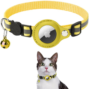 Balerz Reflective Cat Collar Belt with Apple Air Tag