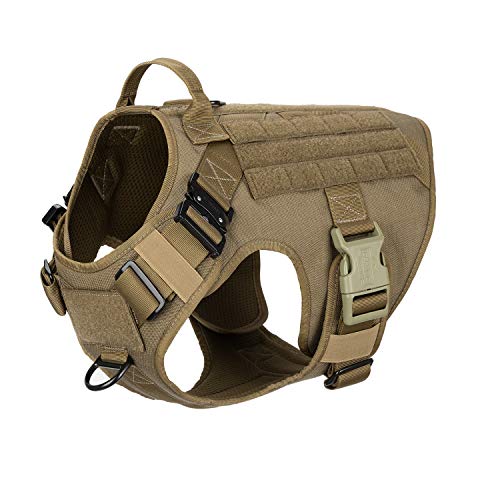 Balerz Training Tactical Dog Harness Vest with Dog Leash