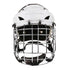 Balerz Adjustable Ice Hockey Helmet Face  Combo For Men &amp; Women White M/L