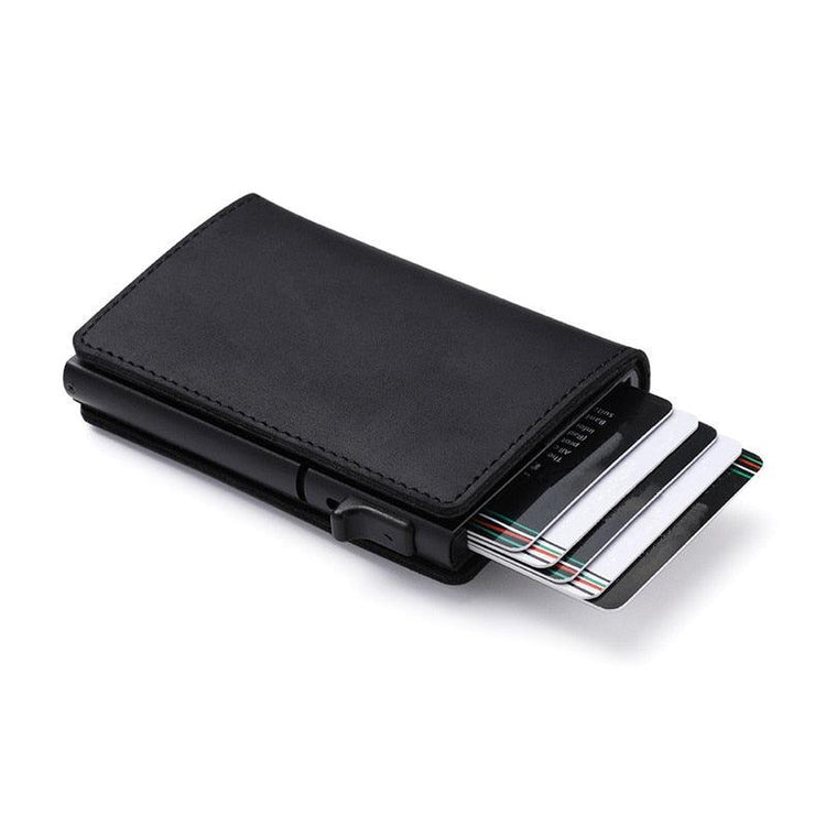 Balerz Airtag Leather Wallet Cardholder 5-12 Smart Slide RFID Slim Blocking